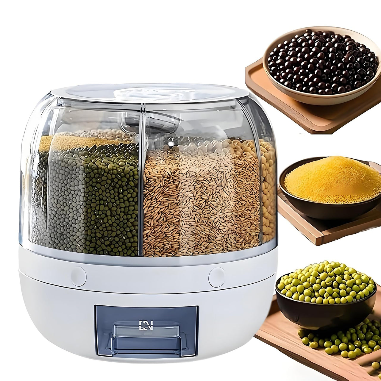 13L Rotating Rice Dispenser