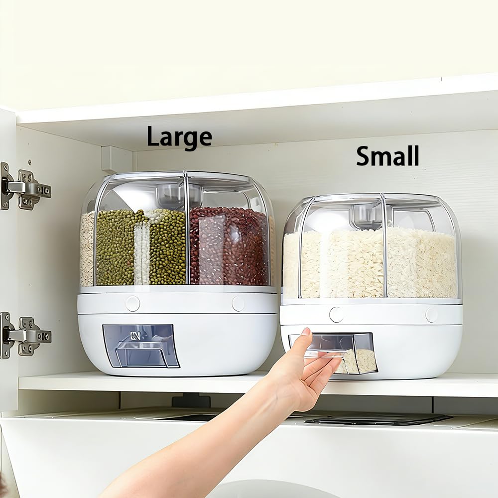 13L Rotating Rice Dispenser