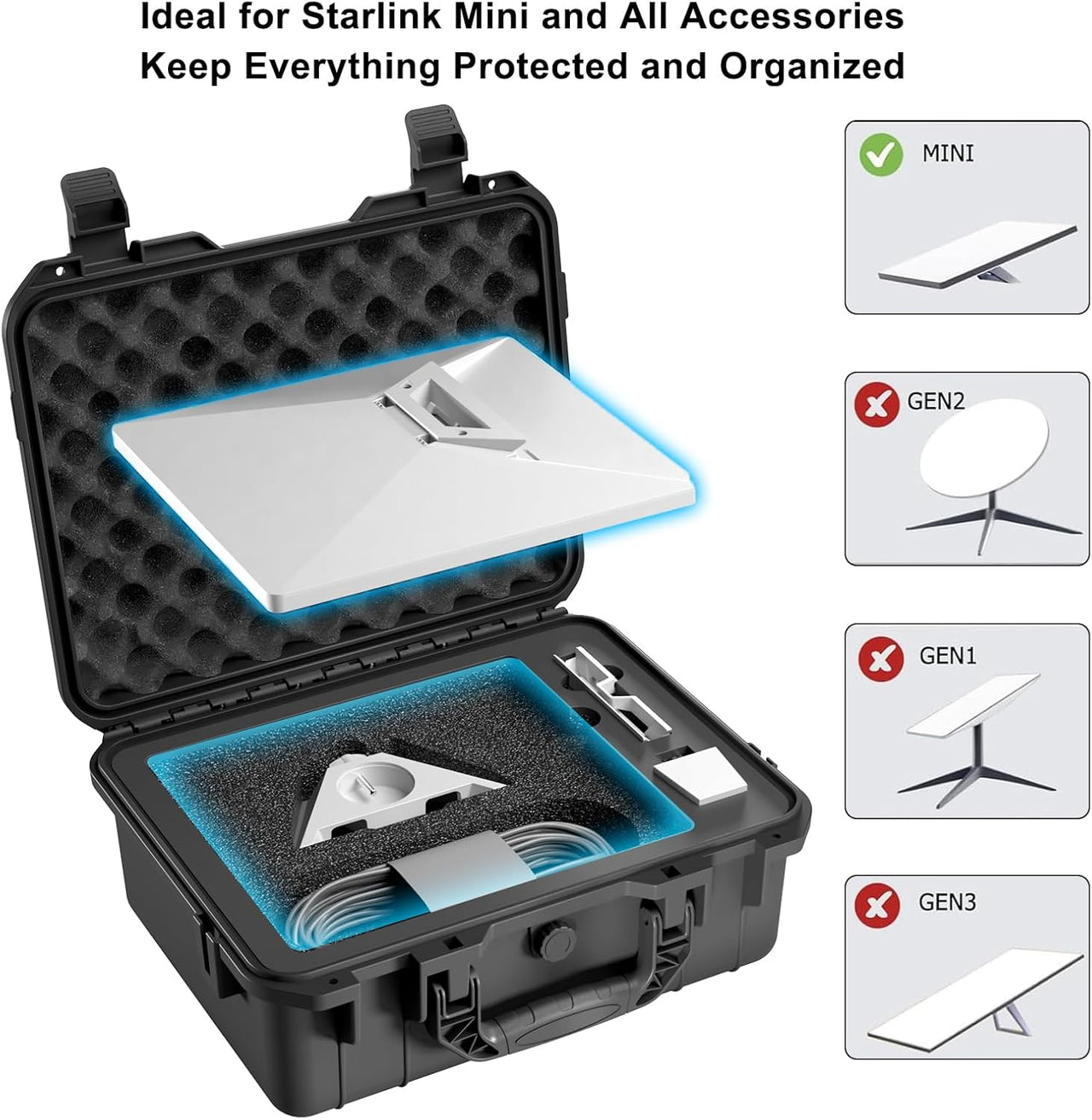 Starlink Mini Waterproof Hard Case