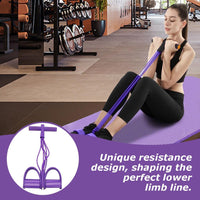 Thumbnail for Pedal Resistance Bands with Handles 6-Tubes Manual Tension Training Pedal