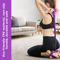 Thumbnail for Pedal Resistance Bands with Handles 6-Tubes Manual Tension Training Pedal