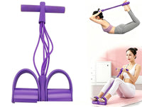 Thumbnail for Pedal Resistance Bands with Handles 6-Tubes Manual Tension Training Pedal