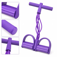 Thumbnail for Pedal Resistance Bands with Handles 6-Tubes Manual Tension Training Pedal