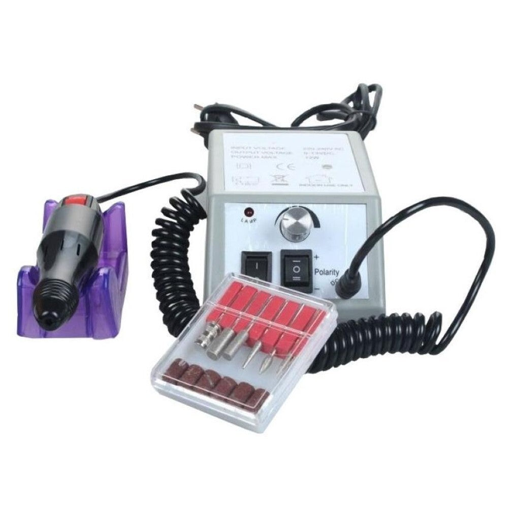 Manicure set with multiple grinding bits