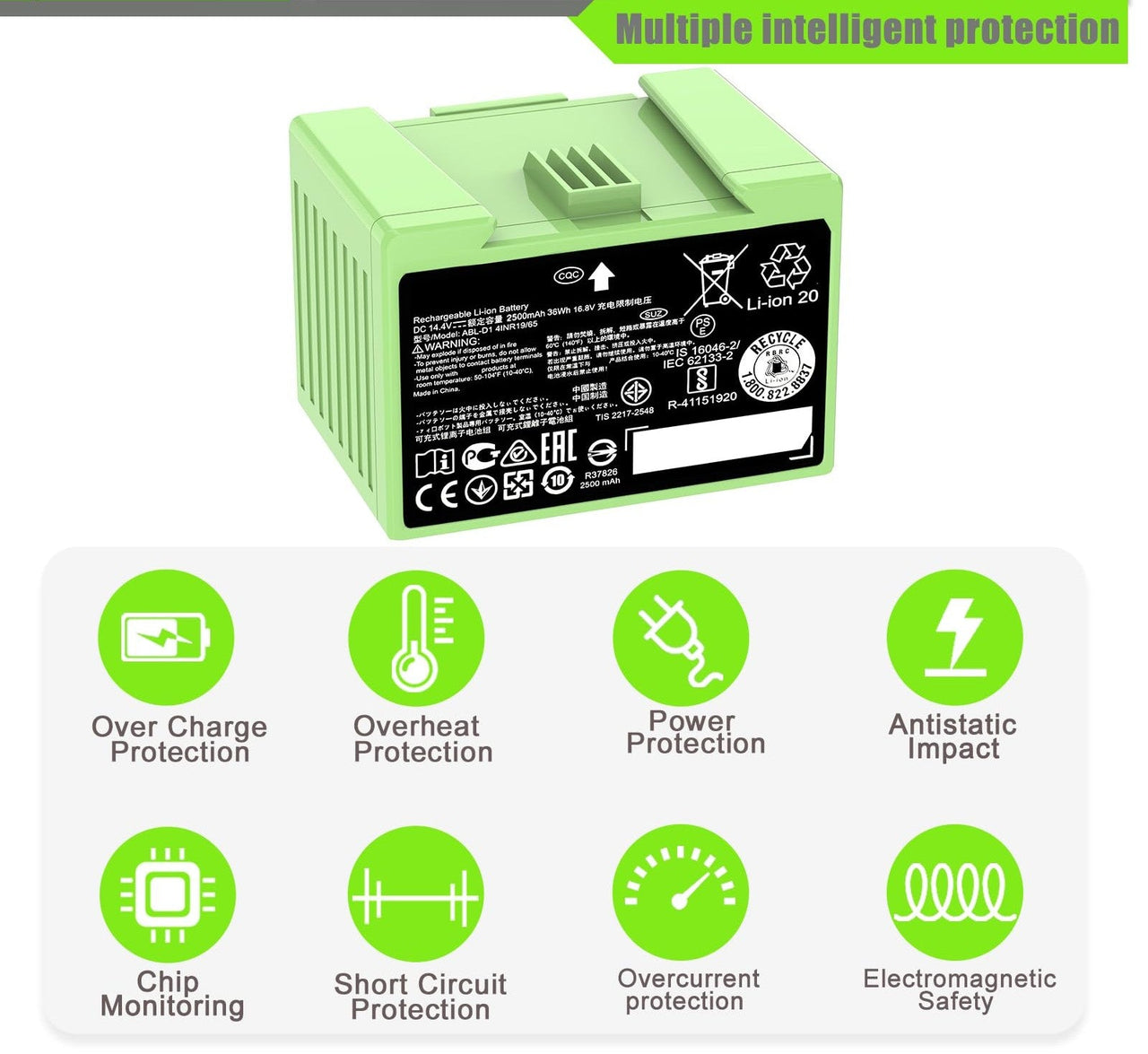 IRobot Roomba Replacement Battery i j and e Series