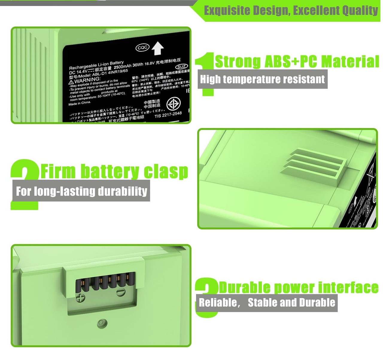 IRobot Roomba Replacement Battery i j and e Series