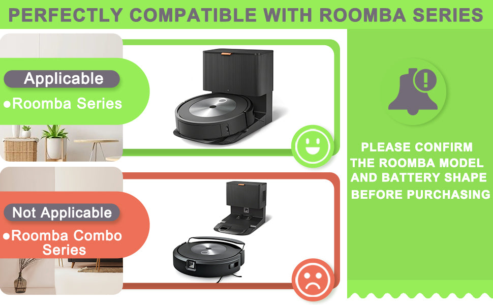 IRobot Roomba Replacement Battery i j and e Series