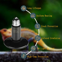 Thumbnail for Reptile Light Ceramic Heat Lamp 50W