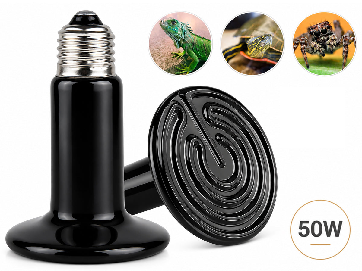 Reptile Light Ceramic Heat Lamp 50W