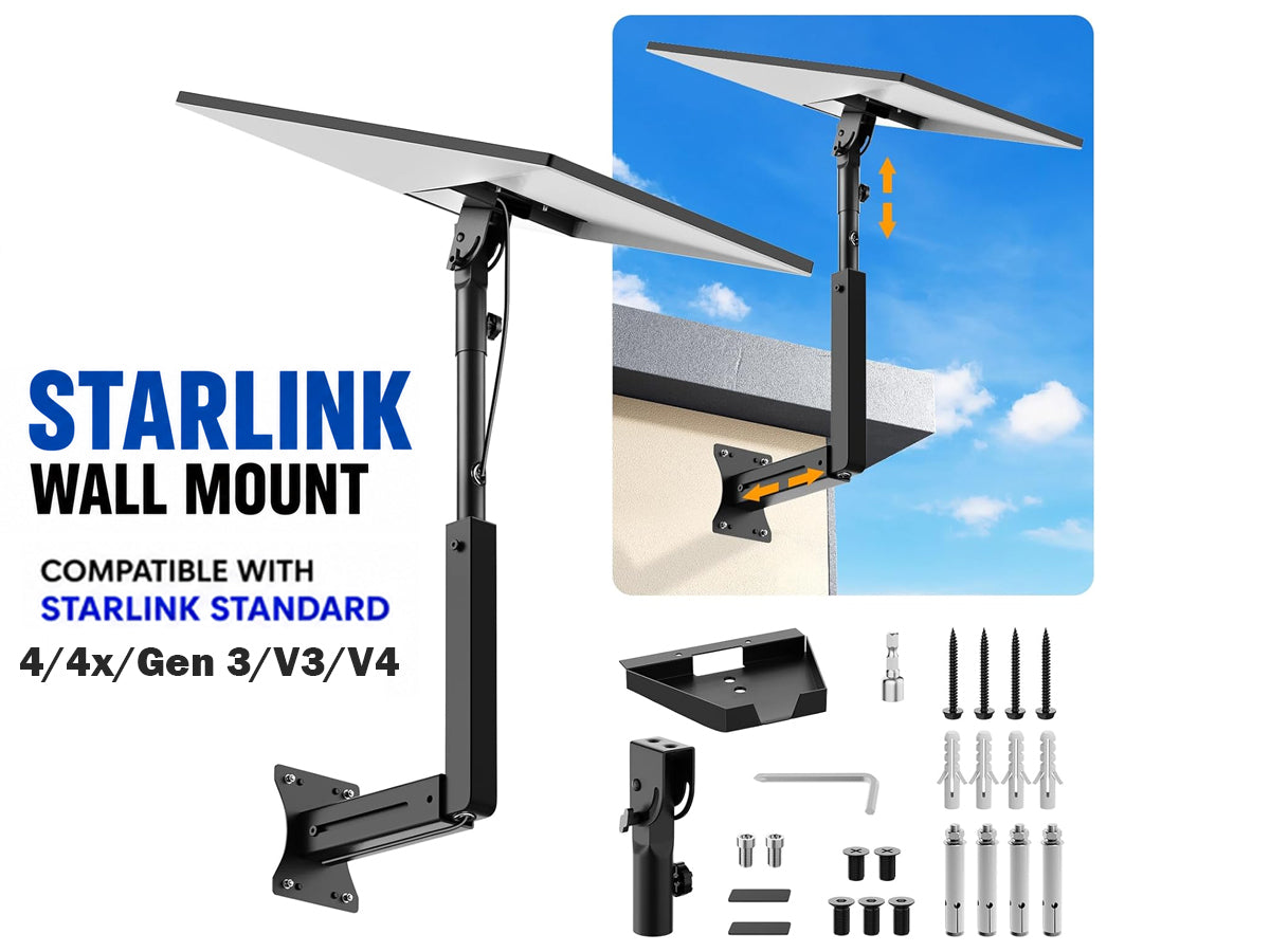 Starlink Gen 3 Mount, Wall Mount for V3 Starlink Adjustable