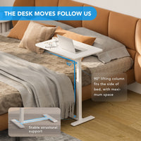 Thumbnail for Overbed Bedside Table Bed Desk Adjustable
