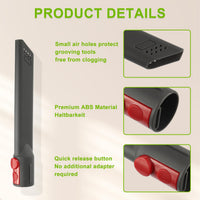 Thumbnail for Crevice Tool for Dyson V7 V8 V9 V10 V11 V12 V15 Outsize & Gen5detect - Narrow Gap Cleaning Tool