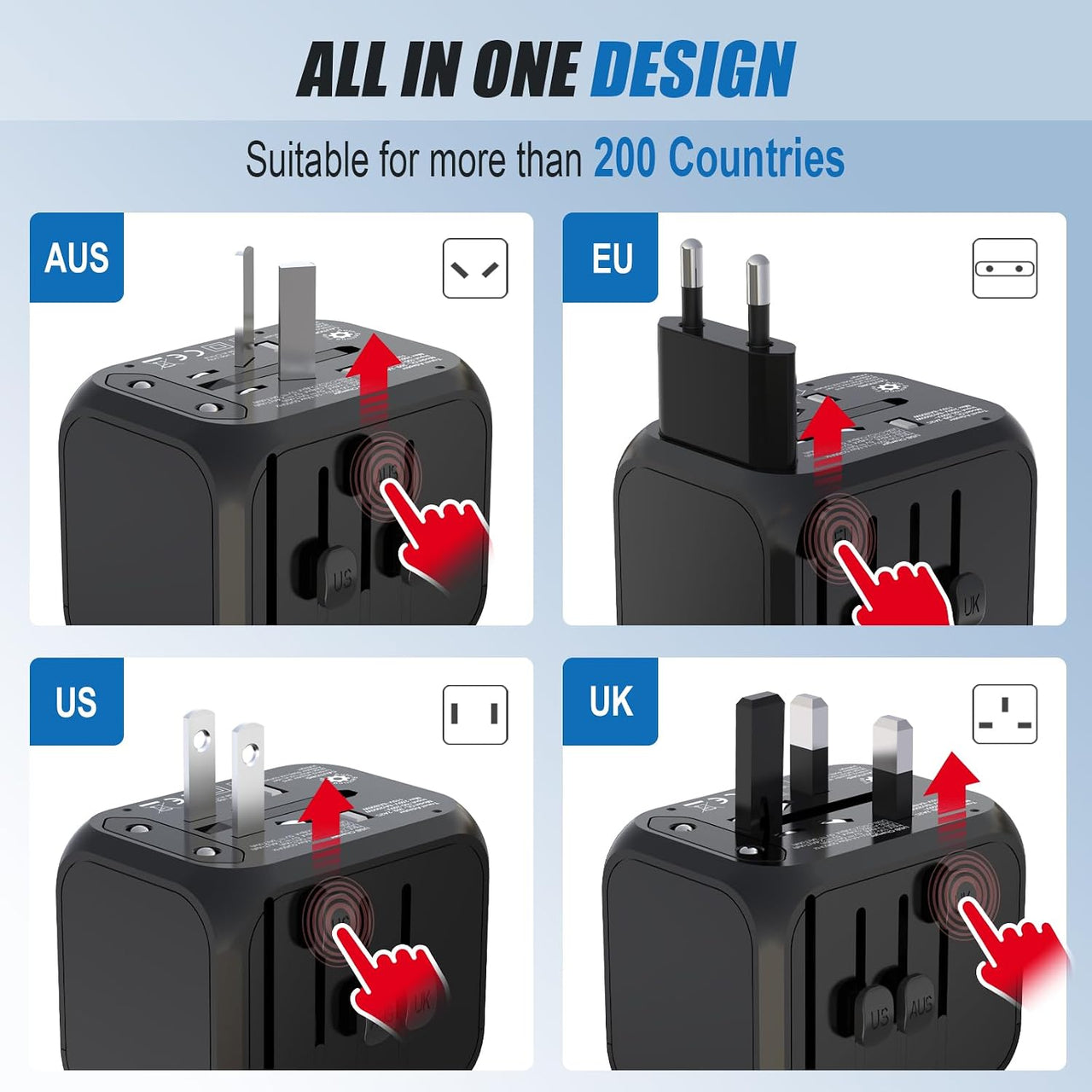 Universal International Travel Adapter