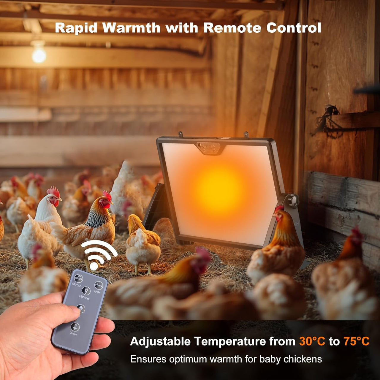 Brooder Heater for Chicks: Adjustable Height Chick Heater Plate