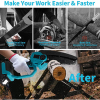 Thumbnail for Cordless Chainsaw Mini Chain Saws with Extension Pole