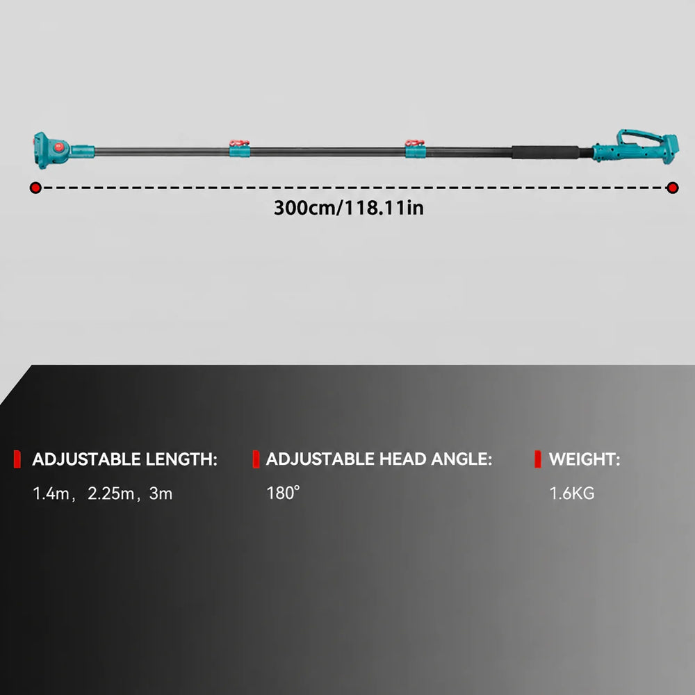 Cordless Chainsaw Mini Chain Saws with Extension Pole