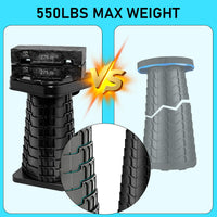 Thumbnail for Portable Folding Stool with Backrest