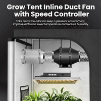 Thumbnail for 6inch inline Duct Fan with Controller