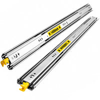 Thumbnail for 1400mm Drawer Slide Runners Locking Rails