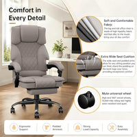 Thumbnail for Ziva Nexus Home Office Chair - Light Brown