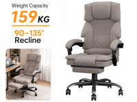Thumbnail for Ziva Nexus Home Office Chair - Light Brown