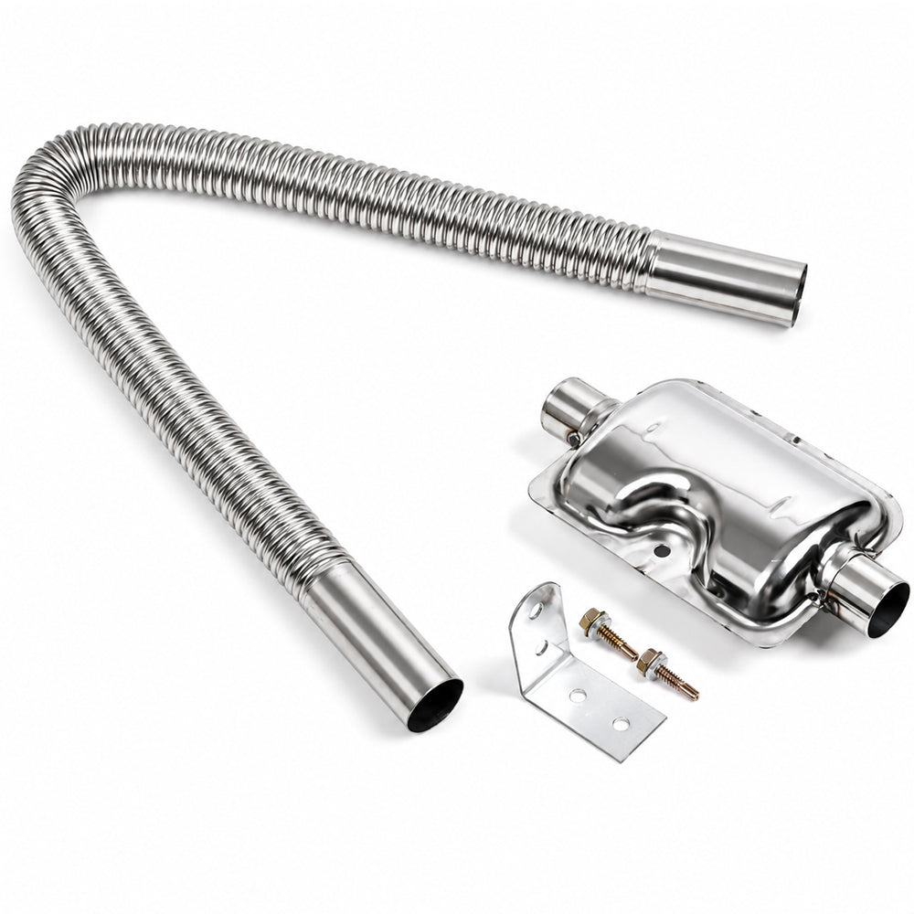 Diesel Heater Exhaust Pipe Hose and Silencer Muffler Filter