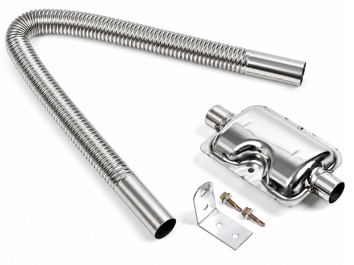 Diesel Heater Exhaust Pipe Hose and Silencer Muffler Filter