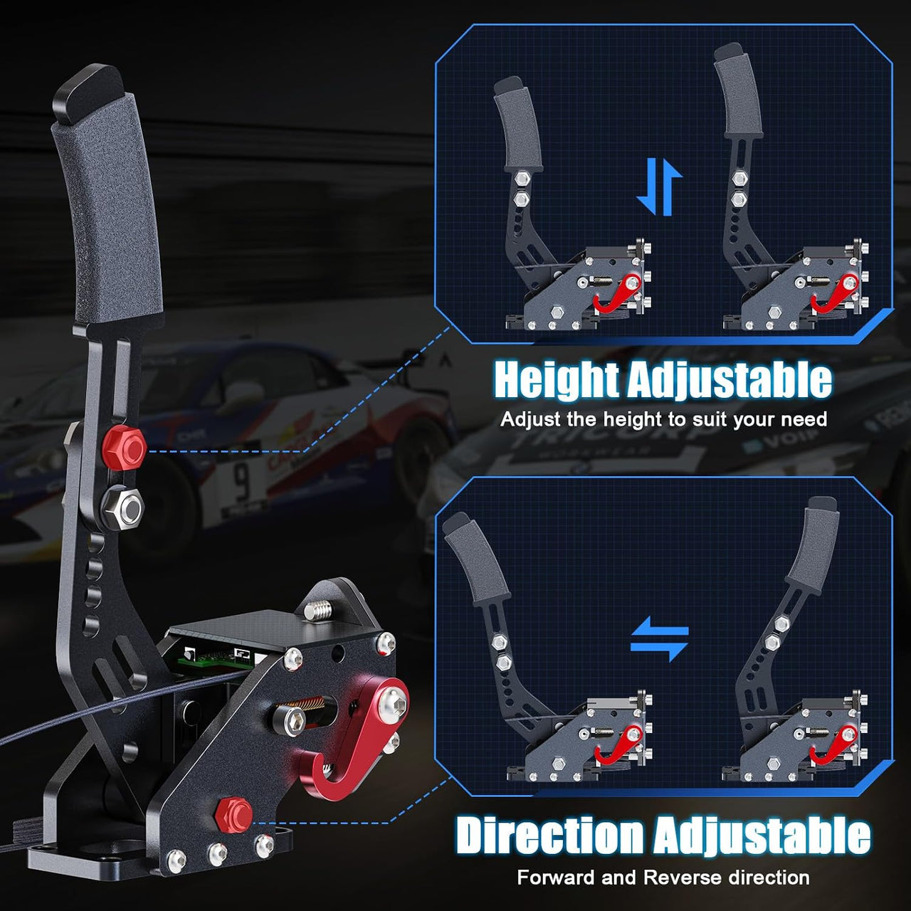 PC Xbox PS5 USB Gaming Handbrake for Logitech Wheel