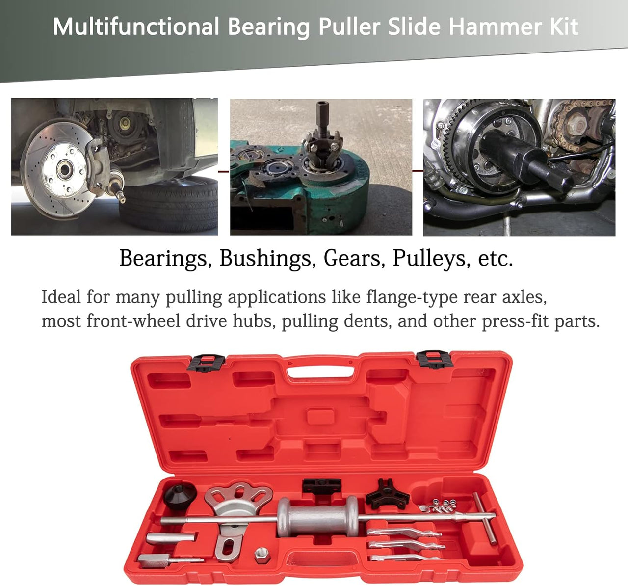 Slide Hammer Dent Puller Tool Kit
