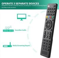 Thumbnail for Universal TV Remote – Infrared Remote Control for Samsung, LG, TCL, Hisense, Sony, Vizio and More