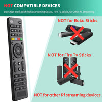 Thumbnail for Universal TV Remote – Infrared Remote Control for Samsung, LG, TCL, Hisense, Sony, Vizio and More