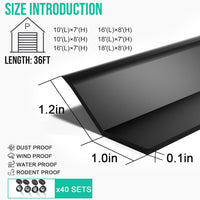 Thumbnail for Garage Door Seal Top and Sides 11M