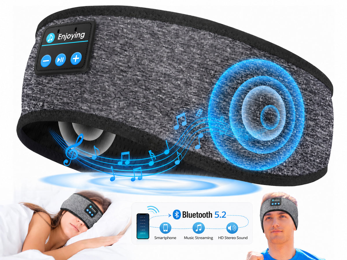 Sleeping Headphones Headband Bluetooth Sleep Eye Mask