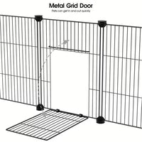 Thumbnail for DIY Pet Playpen Metal Fence 20 Panels