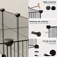 Thumbnail for DIY Pet Playpen Metal Fence 20 Panels