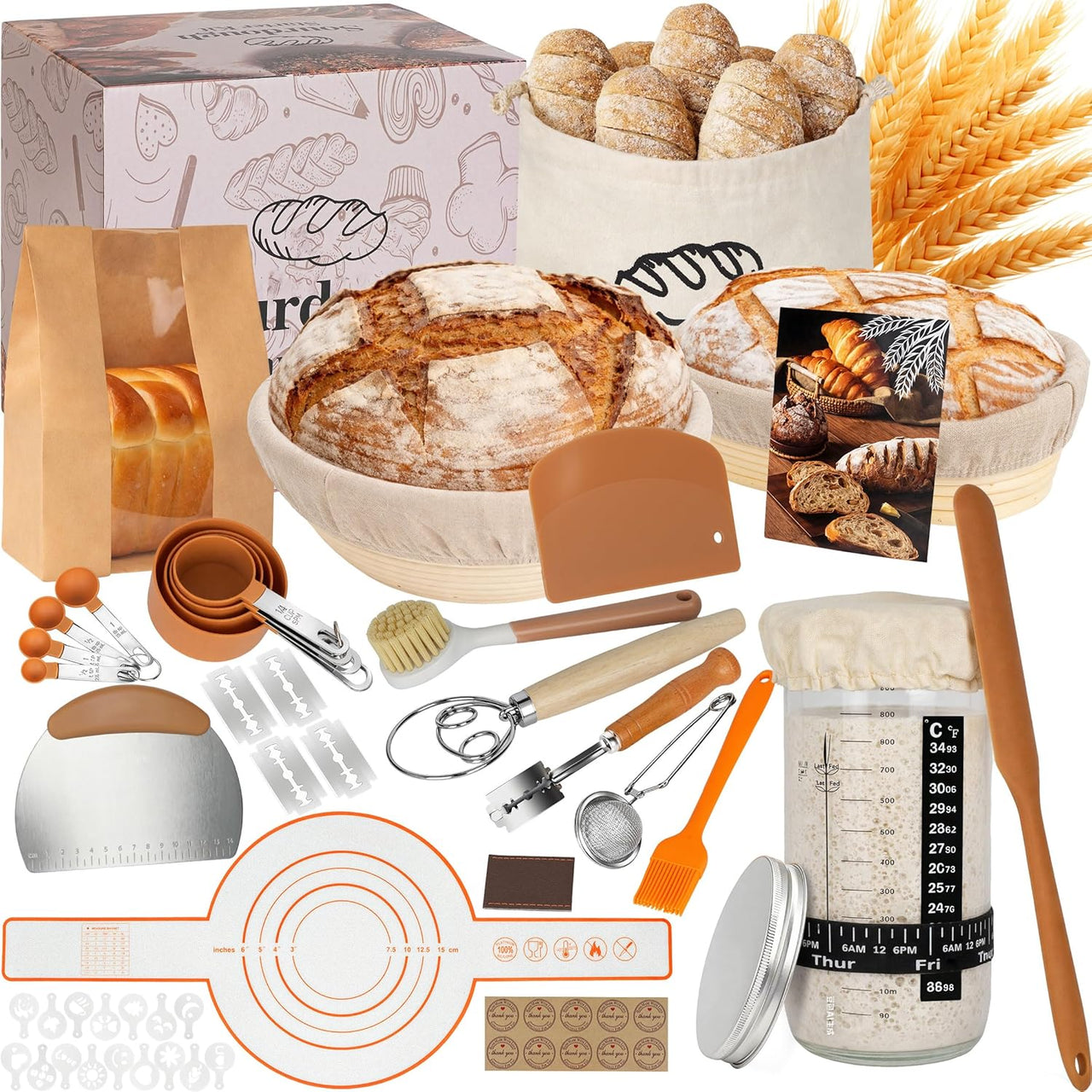 Bread Proofing Basket Set
