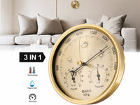Thumbnail for 3 in 1 Weather Station Barometer Thermometer Hygrometer