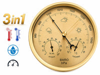 Thumbnail for 3 in 1 Weather Station Barometer Thermometer Hygrometer