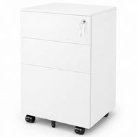 Thumbnail for Office Filing Cabinet with Wheels, Lock File Organiser