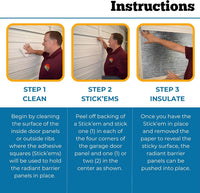 Thumbnail for Garage Door Insulation Panel DIY Kit