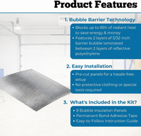 Thumbnail for Garage Door Insulation Panel DIY Kit