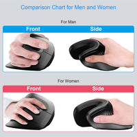 Thumbnail for Vertical Rechargeable Wireless Ergonomic Mouse