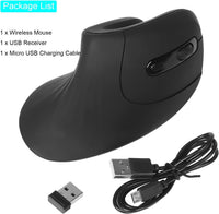 Thumbnail for Vertical Rechargeable Wireless Ergonomic Mouse