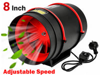 Thumbnail for 8 inch inline Duct Fan with Controller