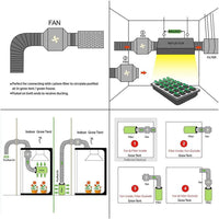 Thumbnail for 4 inch inline Duct Fan with Controller