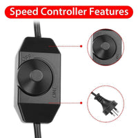 Thumbnail for 4 inch inline Duct Fan with Controller