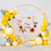 Thumbnail for Wedding Hoop Round Circle Arch Backdrop Flower Display Stand 8Ft