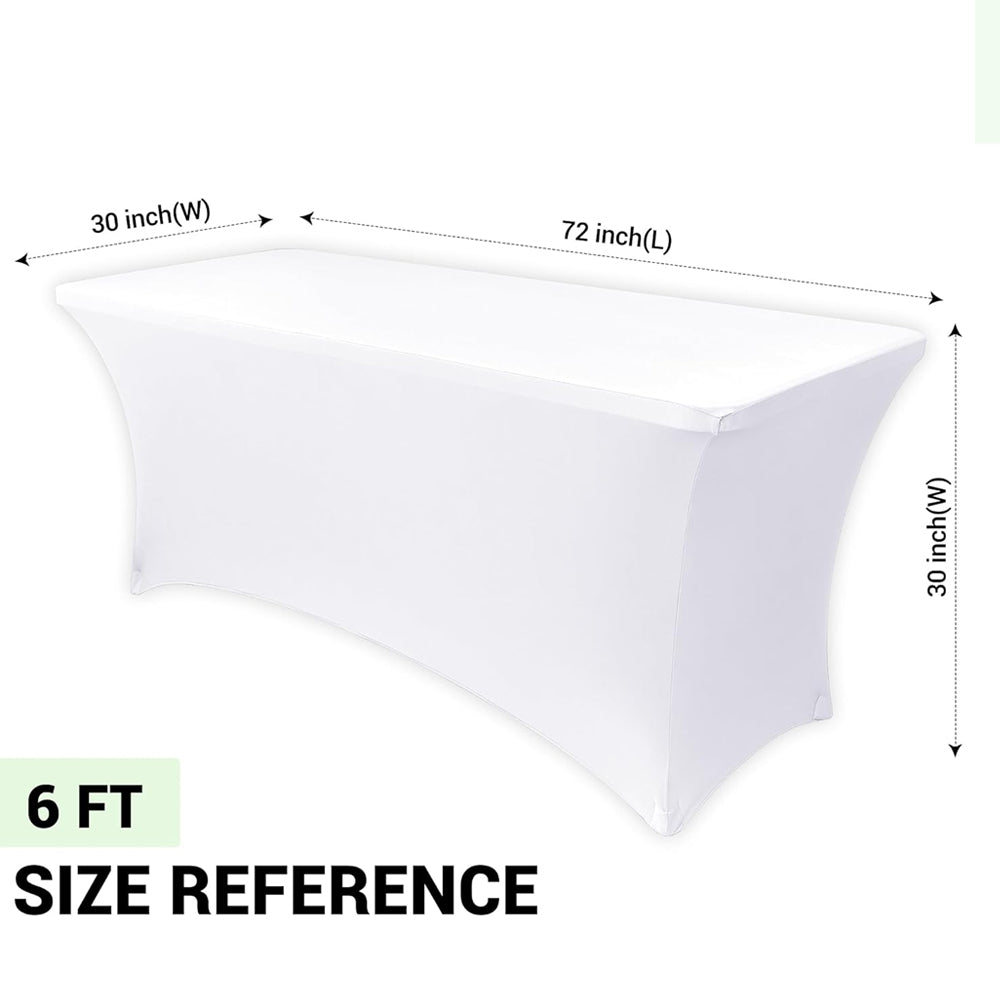 6ft Stretch Spandex Table Cover
