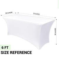Thumbnail for 6ft Stretch Spandex Table Cover