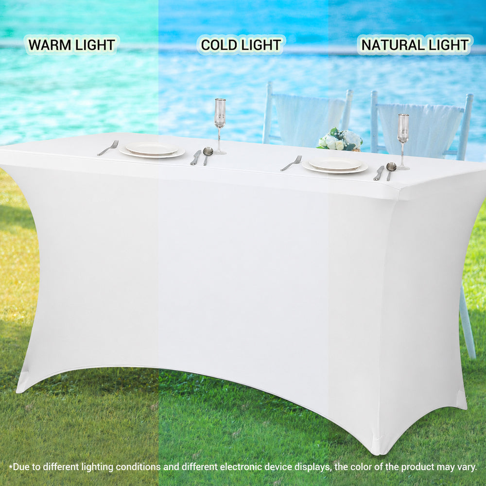 6ft Stretch Spandex Table Cover